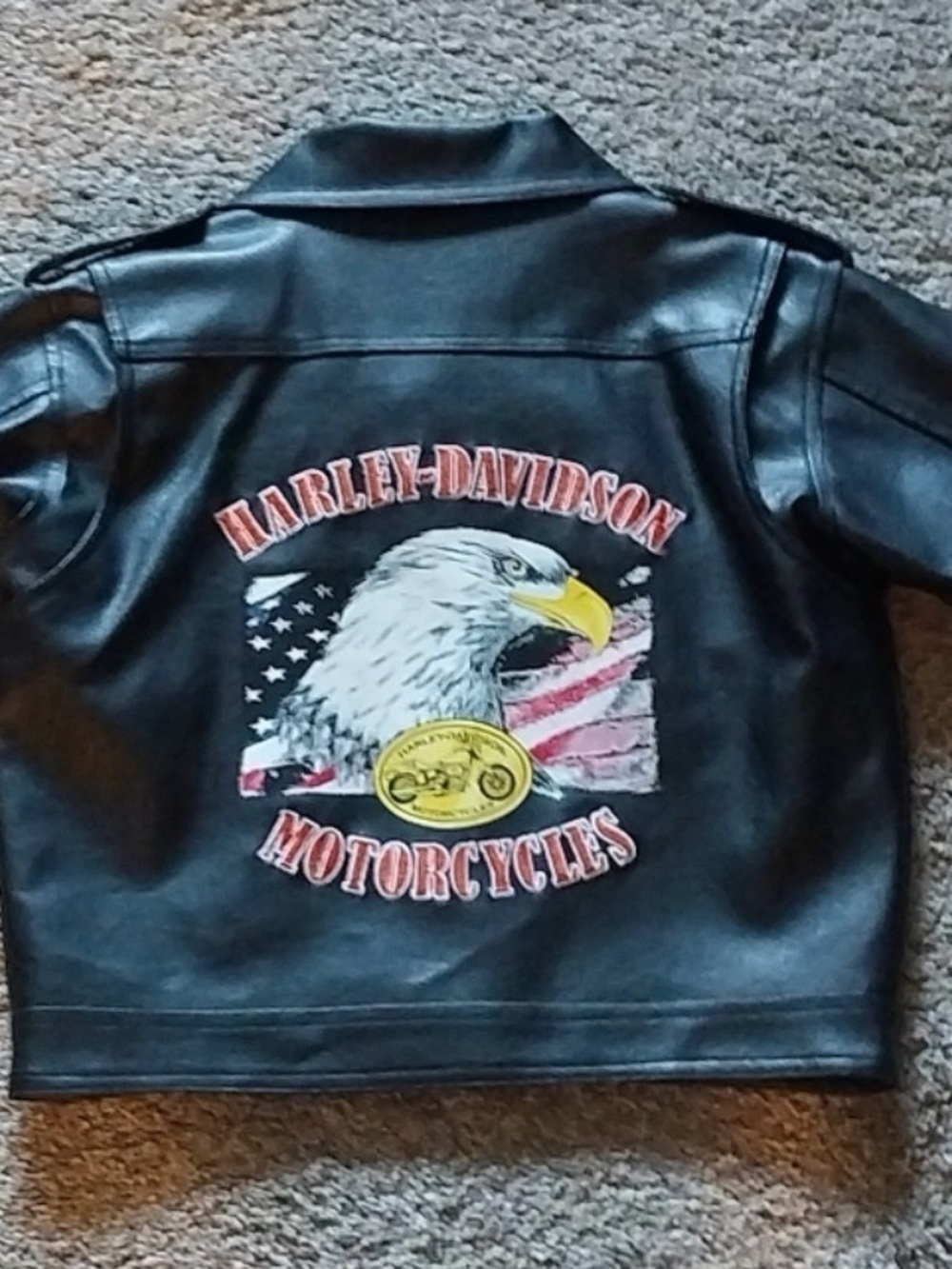 Pre-owned vintage Harley-Davidson motorcycle jacket